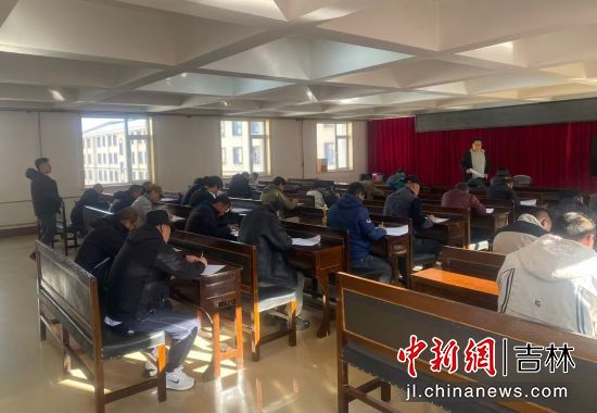 培訓考試 安圖縣委宣傳部/供圖 培訓考試 安圖縣委宣傳部/供圖